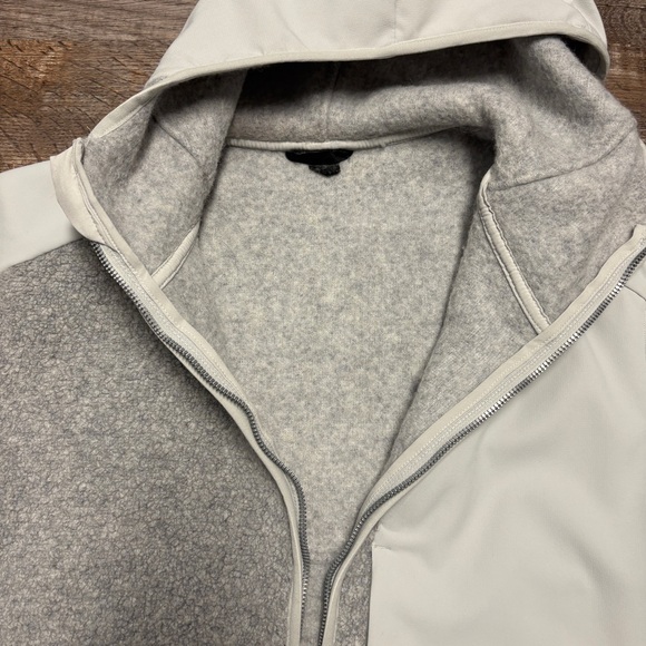 Gray and White Men’s Lululemon Zip Up Jacket - Picture 3 of 5